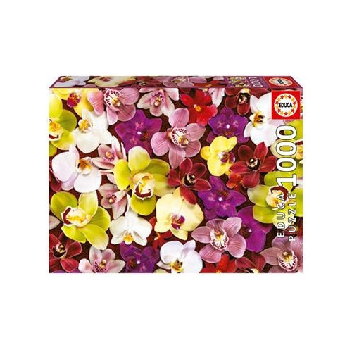 Rompecabezas Collage De Orquídeas 1000 Piezas, Educa Puzzle
