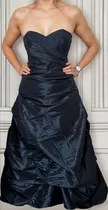 Comprar Vestido Negro Largo Fiesta Quince Talle Grande X L Brillos