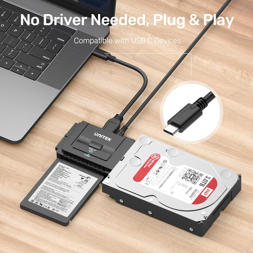 Unitek Usb C To Ide And Sata Converter External Hard Driv...