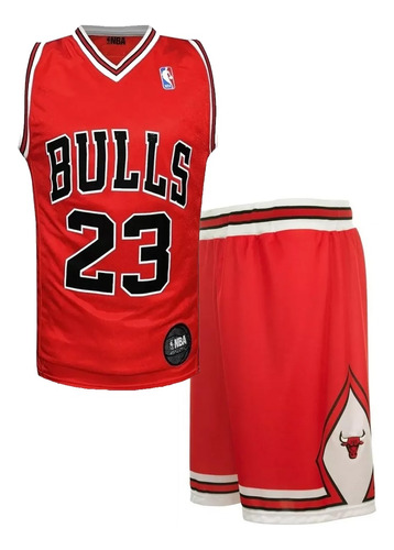 Conjunto Niños Basquet Chicago Bulls Nba Camis/short Cuot