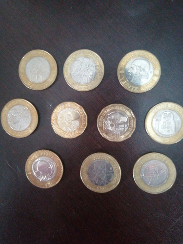 Monedas De 20 Pesos Coleccionables 