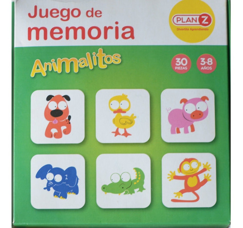 Juego Memoria Animales Didactico Infantil Niño