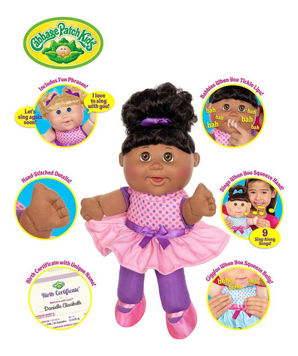 Cabbage Patch Kids Babble Sing Muñeca