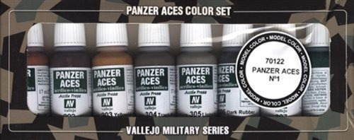 Set De Pintura Vallejo Panzer Aces.