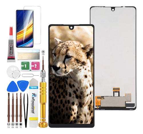 Jkpkj Para LG Stylo 6 Lm-q730 Q730am Q730nm Pantalla Táctil Lcd