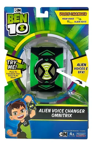 Brinquedo Omnitrix Modificador De Voz Ben 10 Sunny 1828