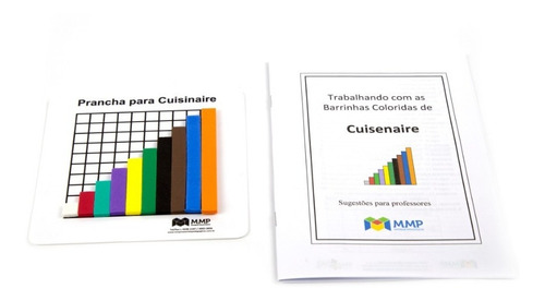 Imagem 1 de 5 de Escala Cuisenaire C/ Prancha Plastica- 4 Operações Mat - Mmp