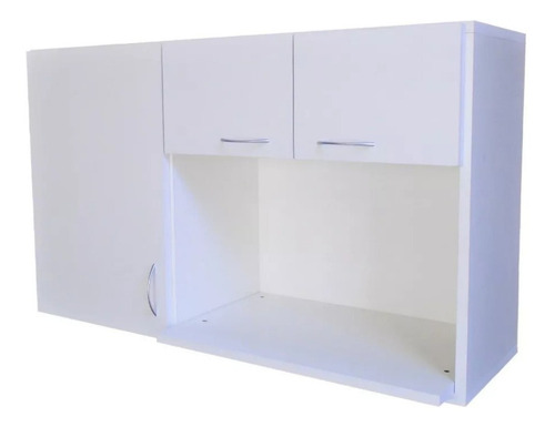 Alacena Para Microondas Doble Puertas Manija Cocina Muebleds