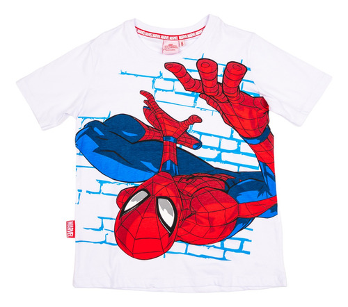 Remera Marvel Spider Man Manga Corta Niño