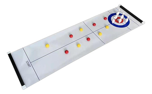 Mini Juego De Bolos Curling, Juego De Fiesta Compacto Y