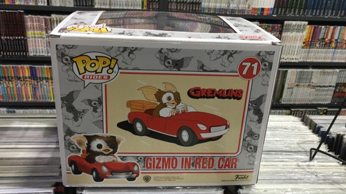 Funko Pop Rides Gremlins Gizmo In Red Car - Original