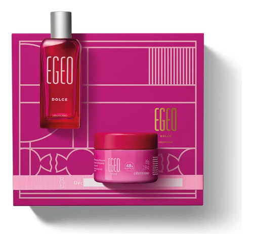 Kit Presente Egeo Dolce: Desodorante Colônia 50ml + Merengue