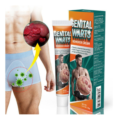 Crema De Eliminación De La Verruga Genital 20g* 3 Unidades