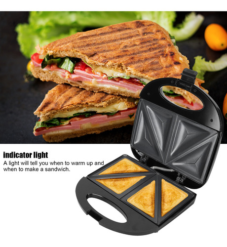 Sandwichera Automática Eléctrica De Doble Cara 220v 750w