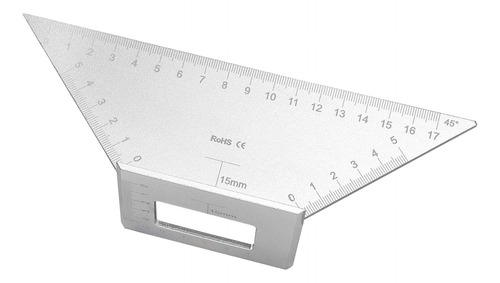 Regla En Forma De T Para Medir Ángulos De Inglete, 3d, Multi