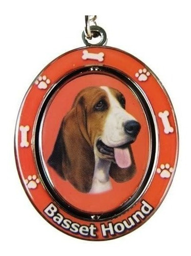 Basset Hound Clave Cadena  Spinning Pet Clave Cadenas  Centr