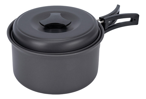 Set 2 En 1 Olla Sartén Gadnic Marmita Aluminio Mochilero