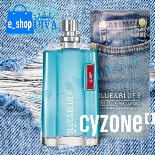 Perfume Blue Blue De Cyzone Para Caballero O Dama 75ml 