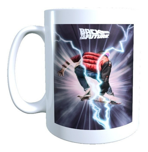 Taza Diseño Volver Al Futuro Marty Mcfly Pelicula Clasica