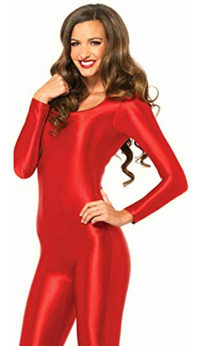 Leg Avenue Disfraz De Elastano Para Mujer, Rojo, Medium