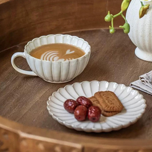 Ceramic Coffee Taza De Leche Copa De Leche Decoración Del
