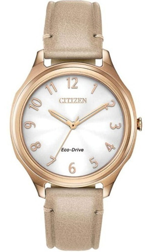 Reloj Citizen 61165 Em0753-01a Mujer Drive Ltr Color del fondo Plateado 61165