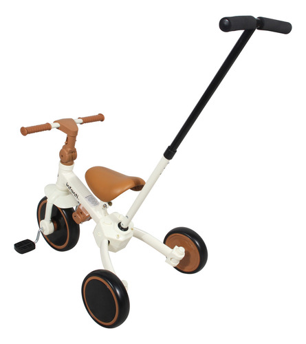 Triciclo Evolutivo 4 En 1 Infanti Cosmo Con Barra De Empuje Color Blanco