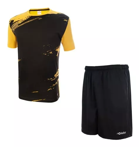 Remera Hombre Mas Short Con Bolsillos. Conjunto Padel Tenis