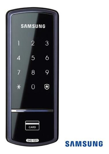 Fechadura Digital Samsung Para 20 Cartões - Shs 1321