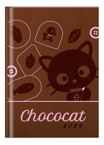 Agenda 2024 Diaria Chococat Con Hoja De Stickers Danpex