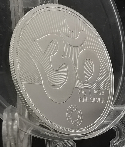 Moneda De 20 Gramos De Plata Internacional Proof 40.7 Mm