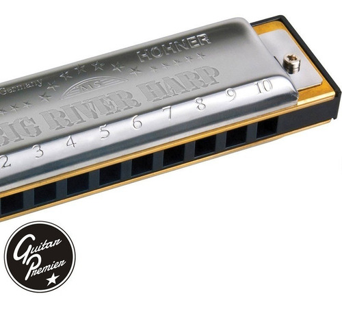 Armonica Hohner Diatonica Big River Harp +estuche +lecciones
