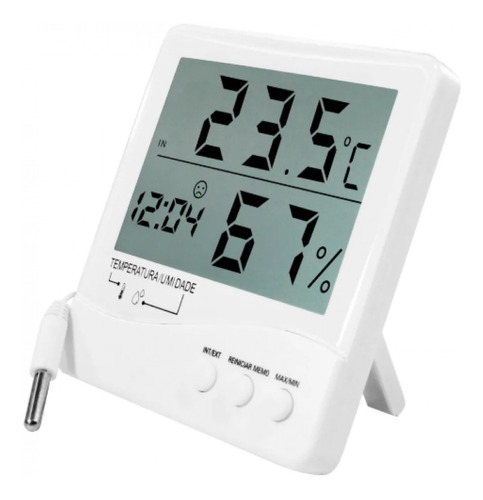 Termo-higrômetro Digital Temperatura Umidade Jumbo Incoterm