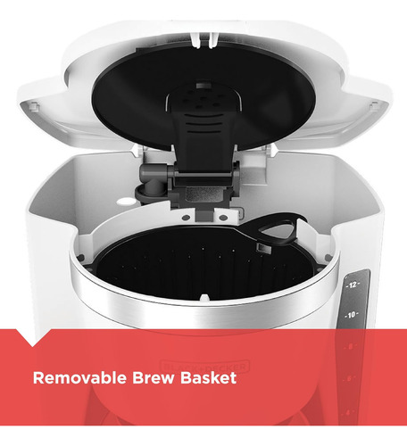 Cafetera Digital D 12 Tazas Black+decker Programable Cm1160w
