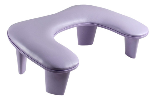 Soporte Para Reposabrazos De Uñas En Forma De U, Violeta