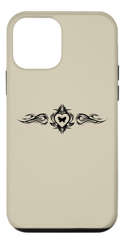 iPhone 12 Mini Mariposa Corazón Tatuaje Fa B09gs75x8q_010424