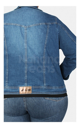 Campera De Jean Nahana Azul Bio Stone Elastizada