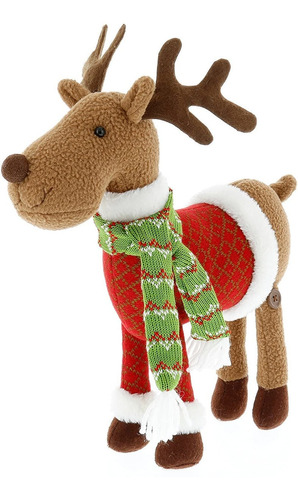 Great With Your Holiday Reindeer Plush 30cm Christmas Pet 