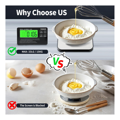 Escala De Alimentos, 33 Lb Gramos De Escala De Cocina De Y 7