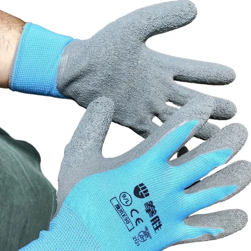 comprar Guantes De Trabajo Resistentes De Nitrilo Y Goma Pack X 12