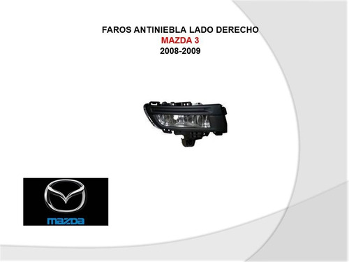 Faro Antiniebla Derecho Mazda 3 2008-2009