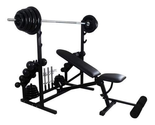 Imagem 6 de 7 de Banco Completo Academia Em Casa Estação De Treino Musculação