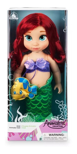 Ariel Sirenita Muñeca Animators Collection 40cm Disney Store