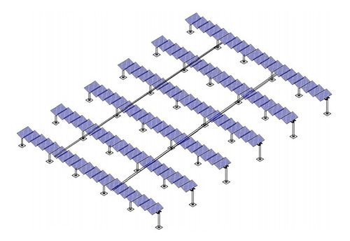 Solartracker Profesional, Mxtkp-001, Capacidad: 120 Paneles