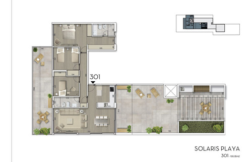 Imagen 8 de 14 de Venta Apartamento 3 Dormitorios Penthouse Parrillero Malvin