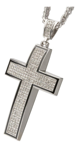 Mcsays Hip Hop Jewelry Iced Out Bling Crystal Cross Colgante