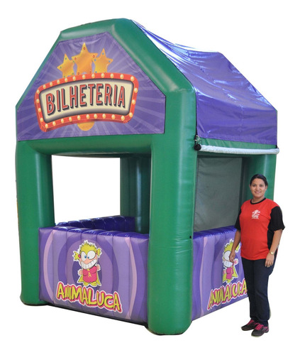 Tenda Casinha Personalizada Com Motor Soprador
