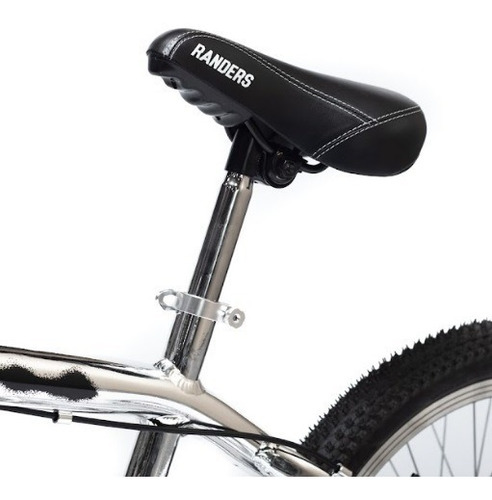 Imagen 4 de 6 de Bicicleta Randers Bmx Rod 20 Aluminio Cromado Mundo Gym