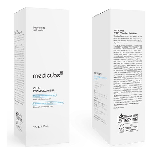 Medicube Limpiador De Espuma Zero Foam Cleanser Pieles Sensi