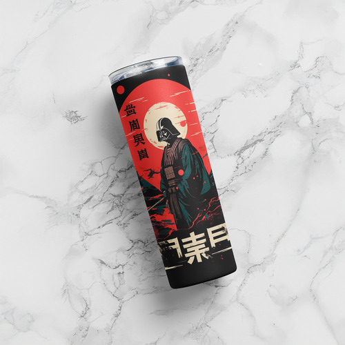 Termo Acero Inoxidable Star Wars Darth Vader Mandalorian Darth Vader Samurai